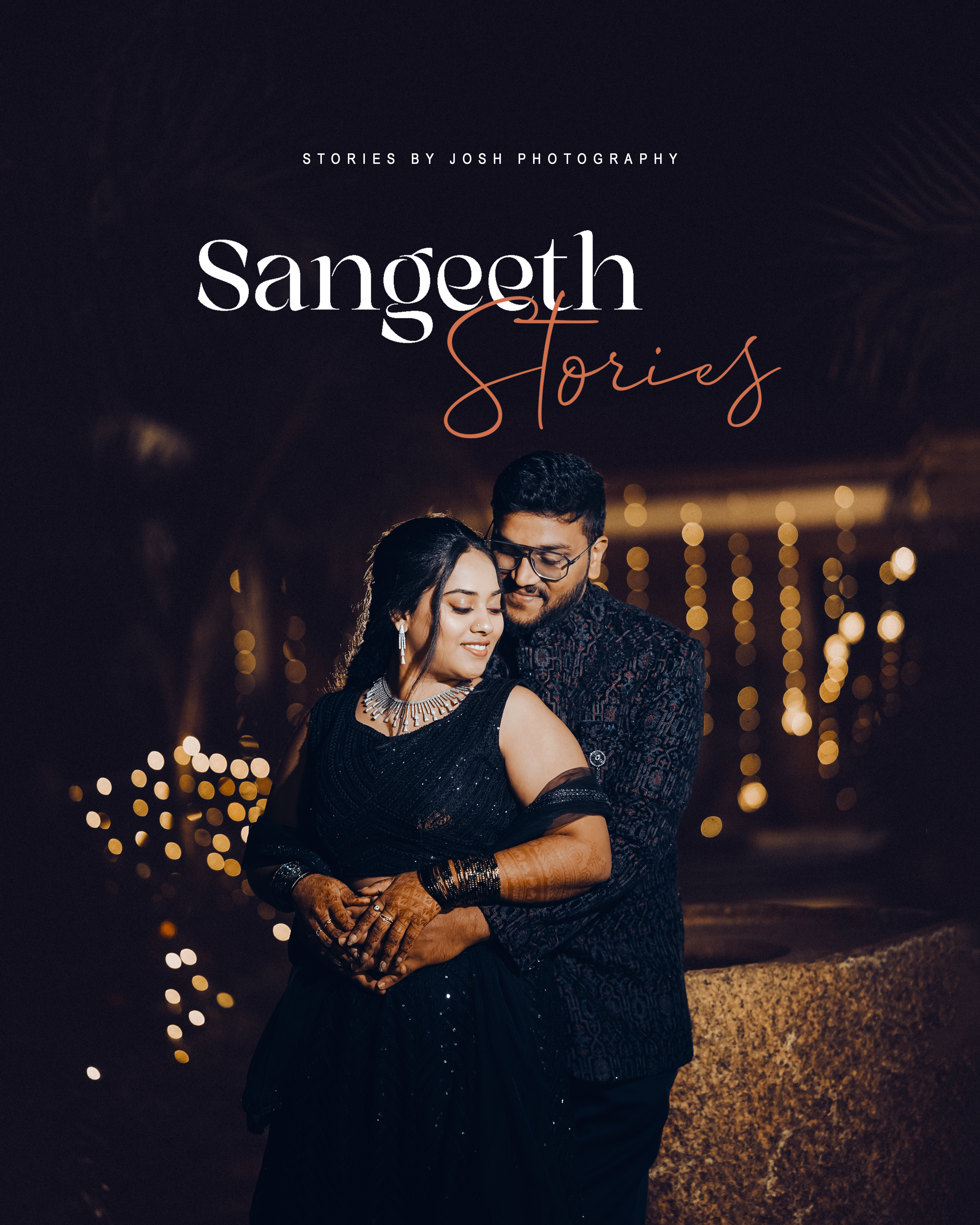 Luxury editorial couple portrait
