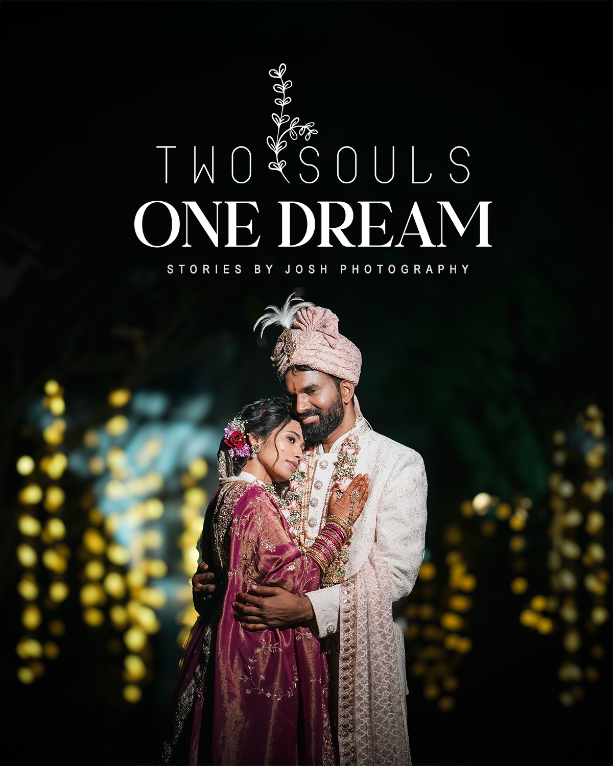 Luxury editorial couple portrait